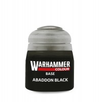 CITADEL PAINT - ABADDON BLACK 12ML